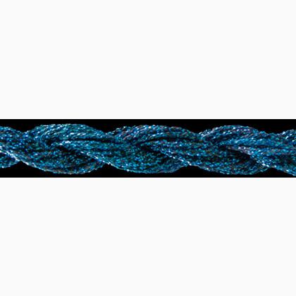 ThreadworX Hand Overdyed Metallic #8 - 710555 Caribbean Blue