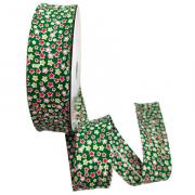 Biais Etoiles - Vert (18 mm)