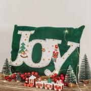 JOY Christmas Cushion - Coussin de Noël "JOY".