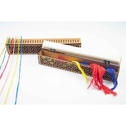 Organisateur d\'aiguilles - 60 trous - Noix
