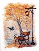 Dans le parc d'automne