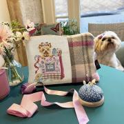 Trousse «Toutou Tartan» - Lin