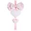 Ornement Naissance - Primi Passi Due Cuori - Rose
