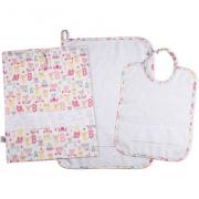 Set Crèche - Primi Passi - Rose - Blanc