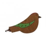 Enfileuses pour aiguilles - Oiseau - Vert