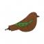 Enfileuses pour aiguilles - Oiseau - Vert
