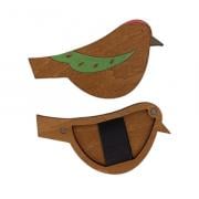 Porte aiguilles - Oiseau - Vert