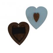 Porte aiguilles - Coeur - Bleu