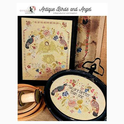 Antique Birds And Angel