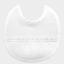 Bavoir en interlock - Blanc