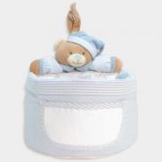 Panier de rangement - Ourson - Bleu