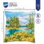 Coussin : Paysage avec Lac