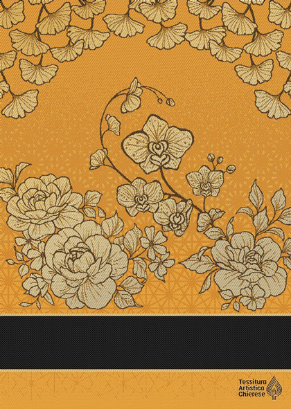 Serviette - Sakura - Arc-en-Ciel Jaune