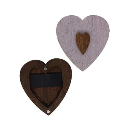 Porte aiguilles - Coeur - Rose