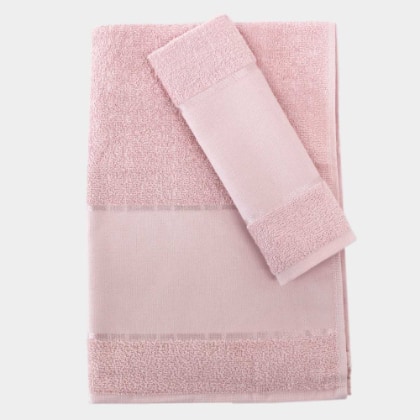 Lot de serviettes - Rose