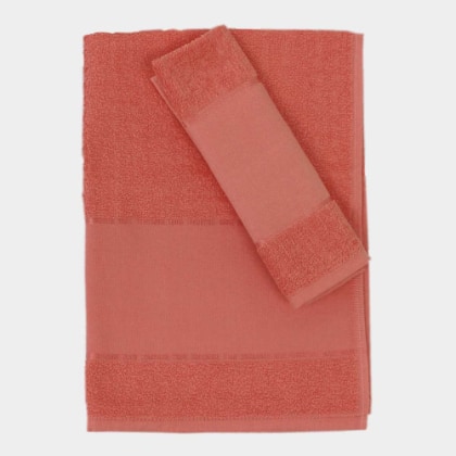 Lot de 2 serviettes - Terracotta