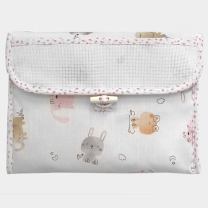 Sac porte-layette - Animaletti - Rose