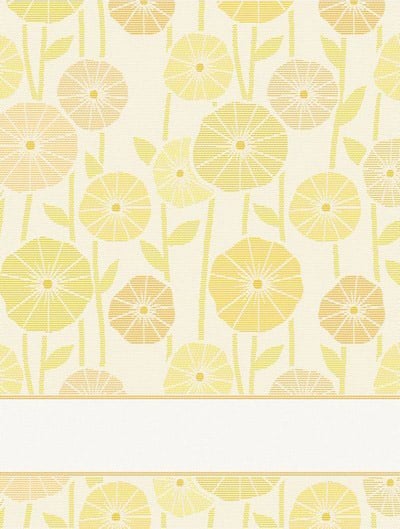 Serviette - Cecile Fiori - Jaune