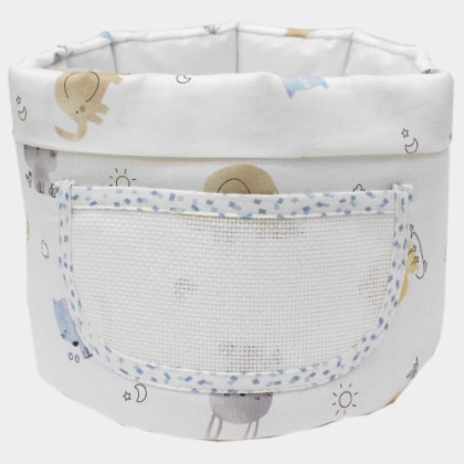Panier de rangement - Animaletti - Bleu Ciel