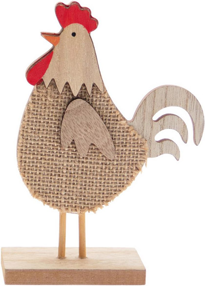 Poule en bois