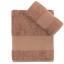 Lot de 2 serviettes - Marron