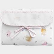 Tapis à Langer pliable - Animaletti- Rose