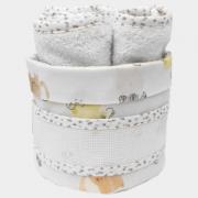 Panier de rangement avec Lingettes - Animaletti - Gris