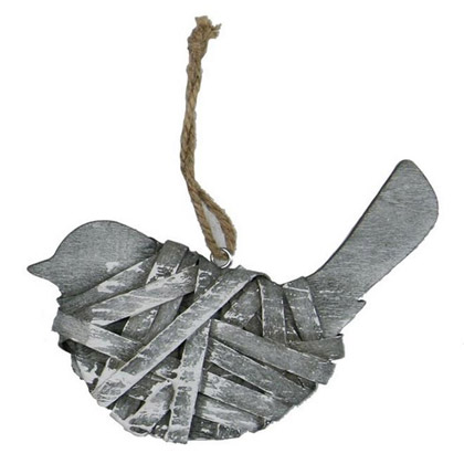 Oiseau suspendu en bois