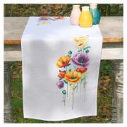 Chemin de table - Coquelicots