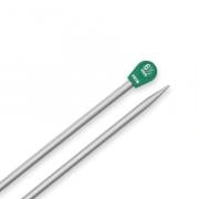Single-pointed Knitting Pins with knob 6.5/40