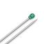 Single-pointed Knitting Pins with knob 6.5/40