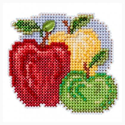 Seasonal Ornament : Apple Trio