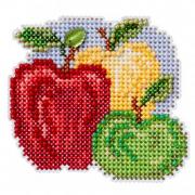 Seasonal Ornament : Apple Trio