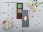 Organizer perles - Losange - Rose