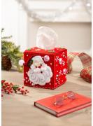 Jolly St. Nick - Kit en feutre pour boîte à mouchoirs