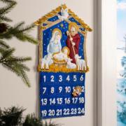 Une nuit étoilée - Calendrier de l'Avent en feutre