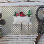 Winter Cardinal Small Pin