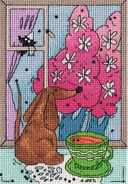 Le Printemps à Travers la Fenêtre