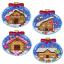 Gingerbread Houses Baubles II (4)