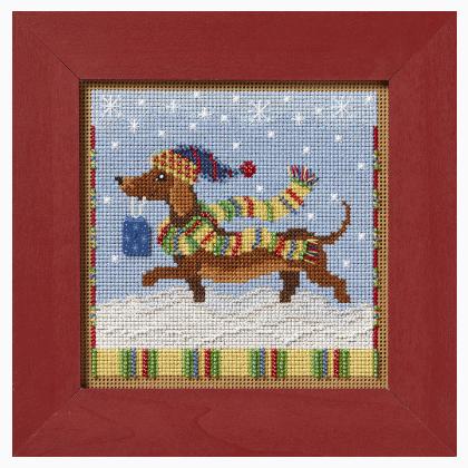 Winter Series - Dashing Dachshund