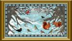 Winter guests in a snowy world