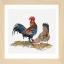Rooster and Hen - Aida