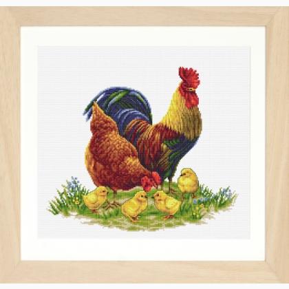 Rooster and Hen