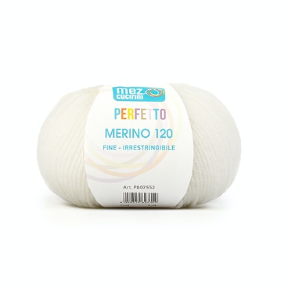 Perfetto Merino 120 - 00100 - Blanc
