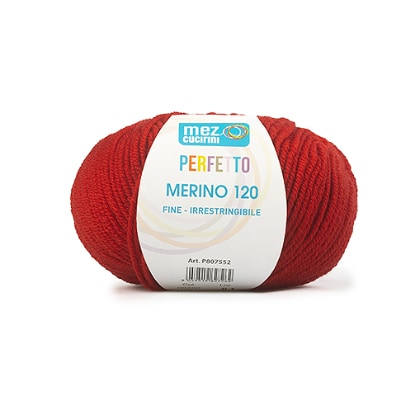 Perfetto Merino 120 - 00220 - Rouge