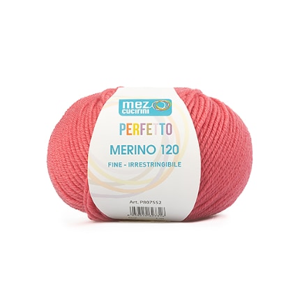 Perfetto Merino 120 - 00270 - Rose Azalée