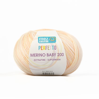 Perfetto Merino Baby 200 - S0530 - Abricot Multicolor