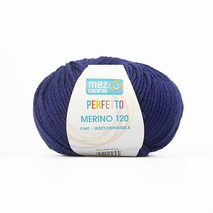 Perfetto Merino 120 - 00390 - Bleu