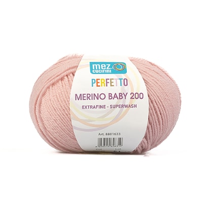 Perfetto Merino Baby 200 - 00250 - Rose Poudré