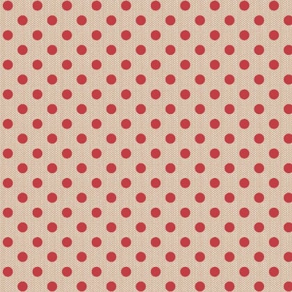 Woven Polkadot Red